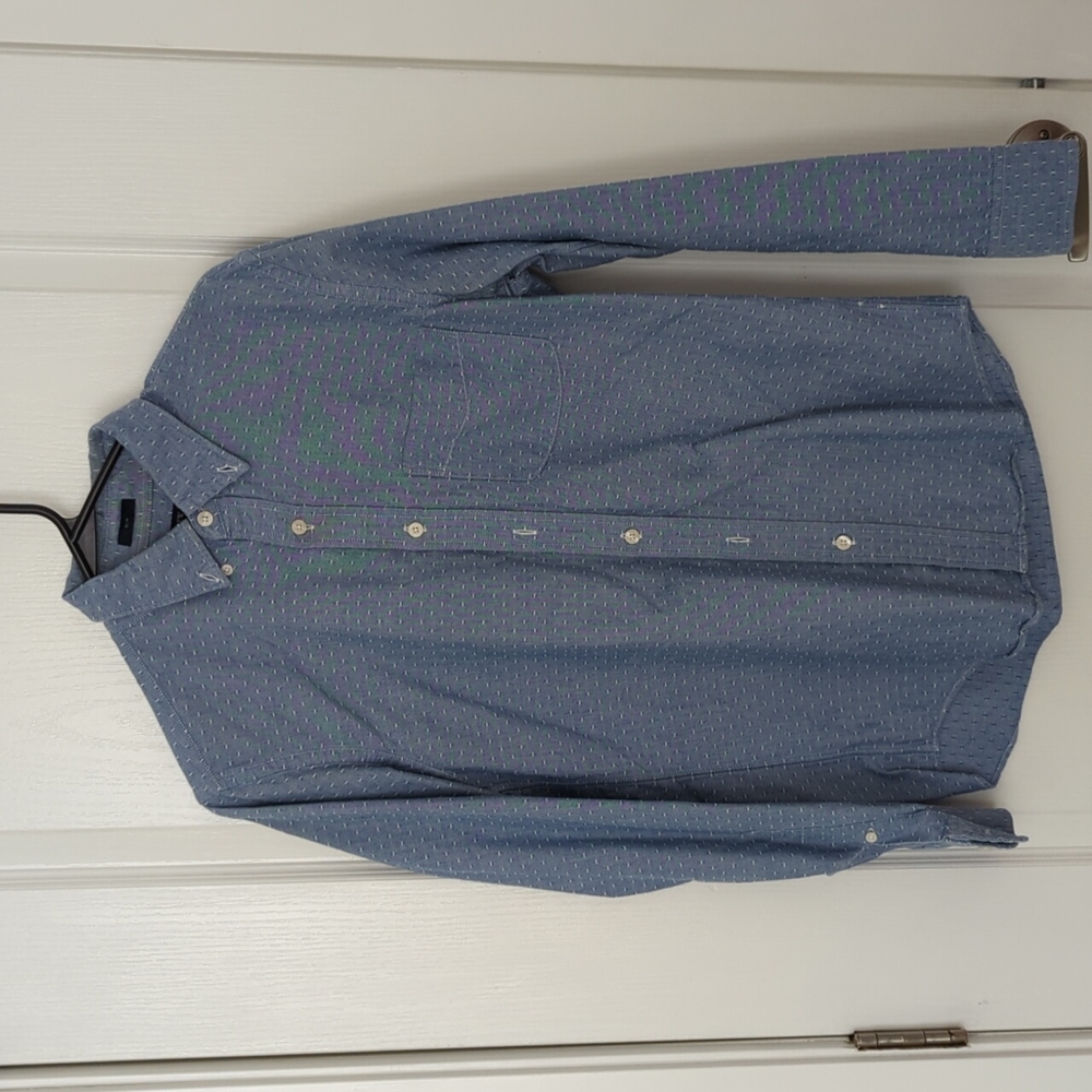 J. Crew Blue Oxford Long Sleeve Button Down S